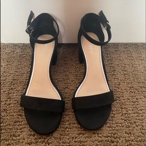 simple black heels